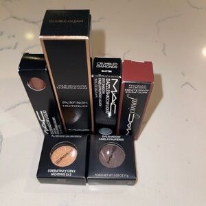 MAC Cosmetics Eyeshadow and Lipstick Collection - Brown and Red